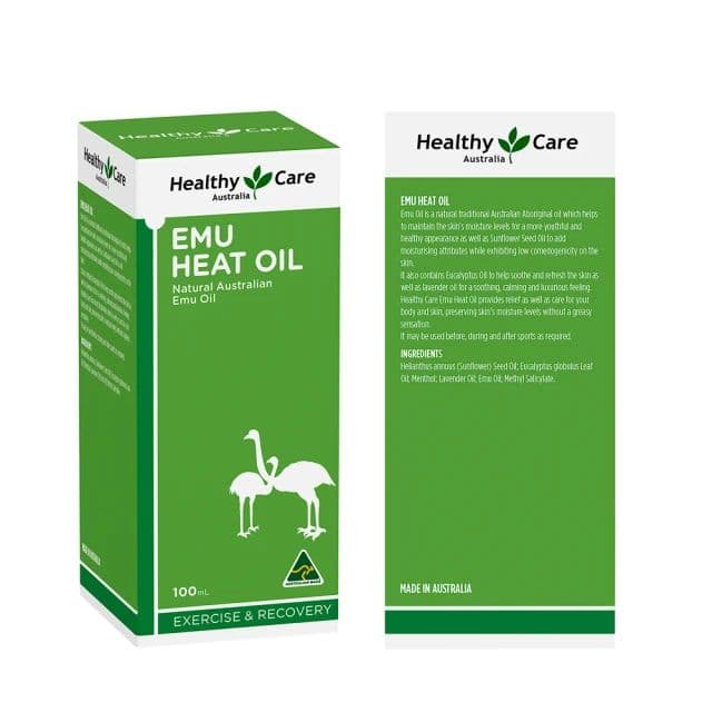 【澳洲 Healthy care】鴯苗鳥熱油(4入組 100ml/瓶)