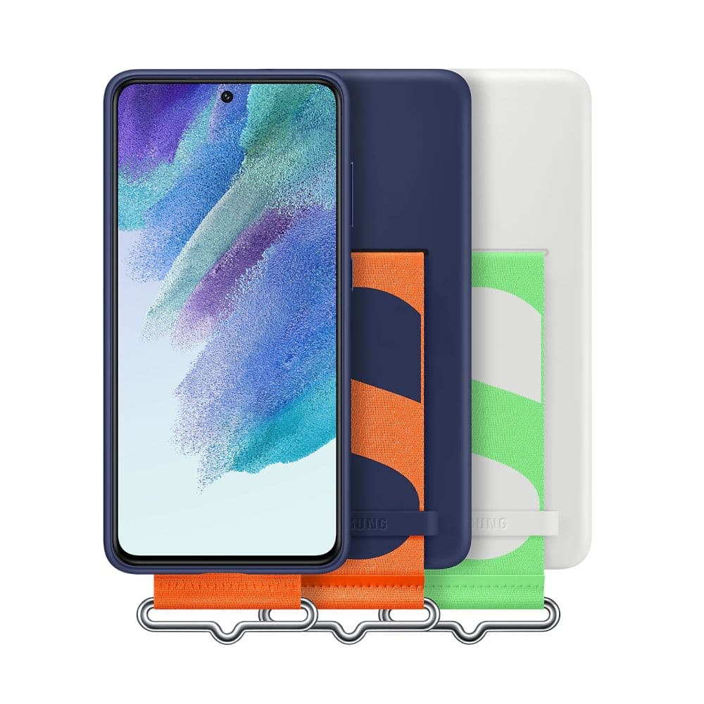 【Samsung 三星】Galaxy S21 FE 5G 原廠矽膠薄型背蓋 (附指環帶 )