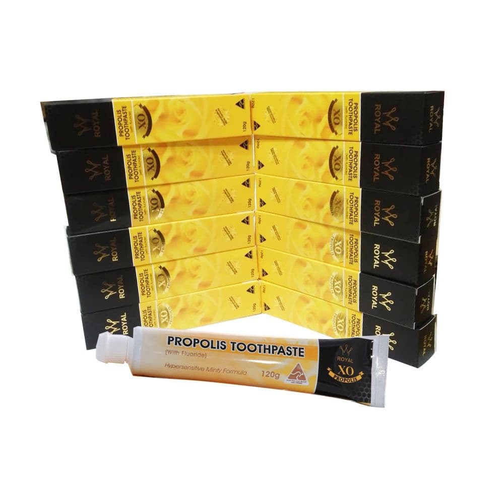 【澳洲 Natures Care】皇家陳年蜂膠牙膏(12入組 120g/條)