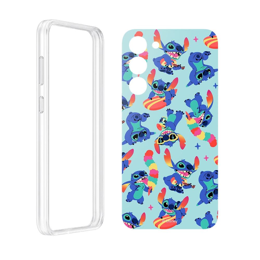 【Samsung 三星】原廠 S23 史迪奇聯名背板TOS911 (適用邊框背蓋兩用保護殼)