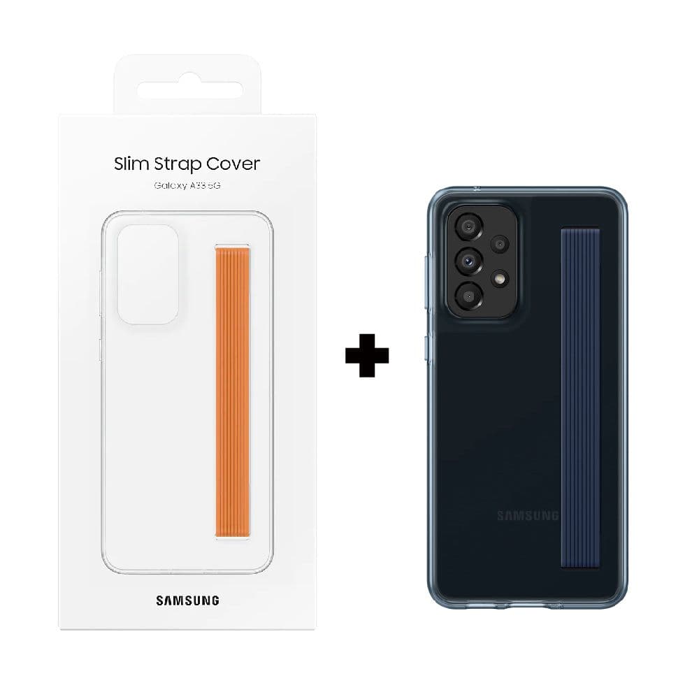 【Samsung 三星】(買一送一) Galaxy A33 5G 原廠薄型背蓋(附指環帶) (EF-XA336C)
