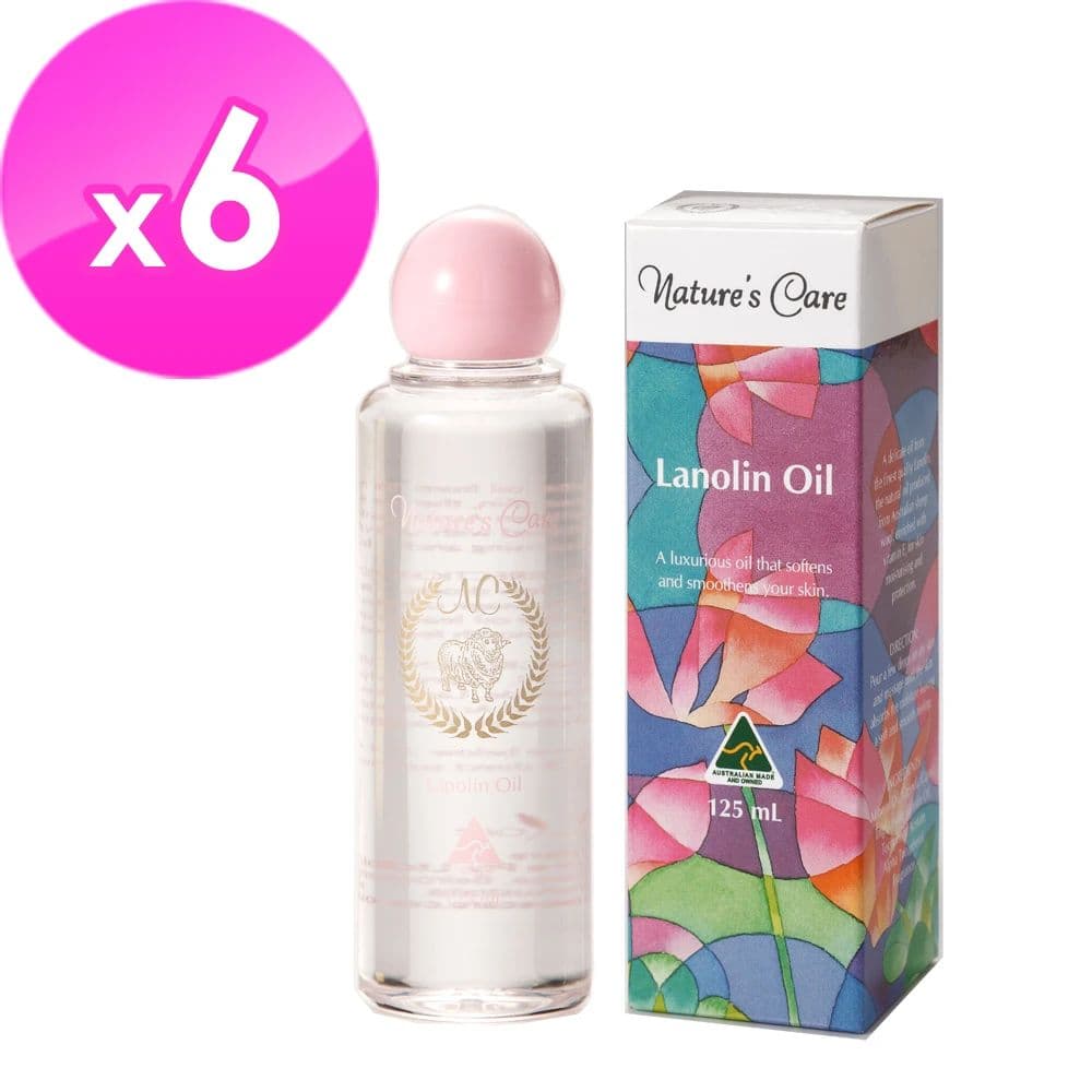 【澳洲 Natures Care】綿羊油(6 入組  125m/瓶)