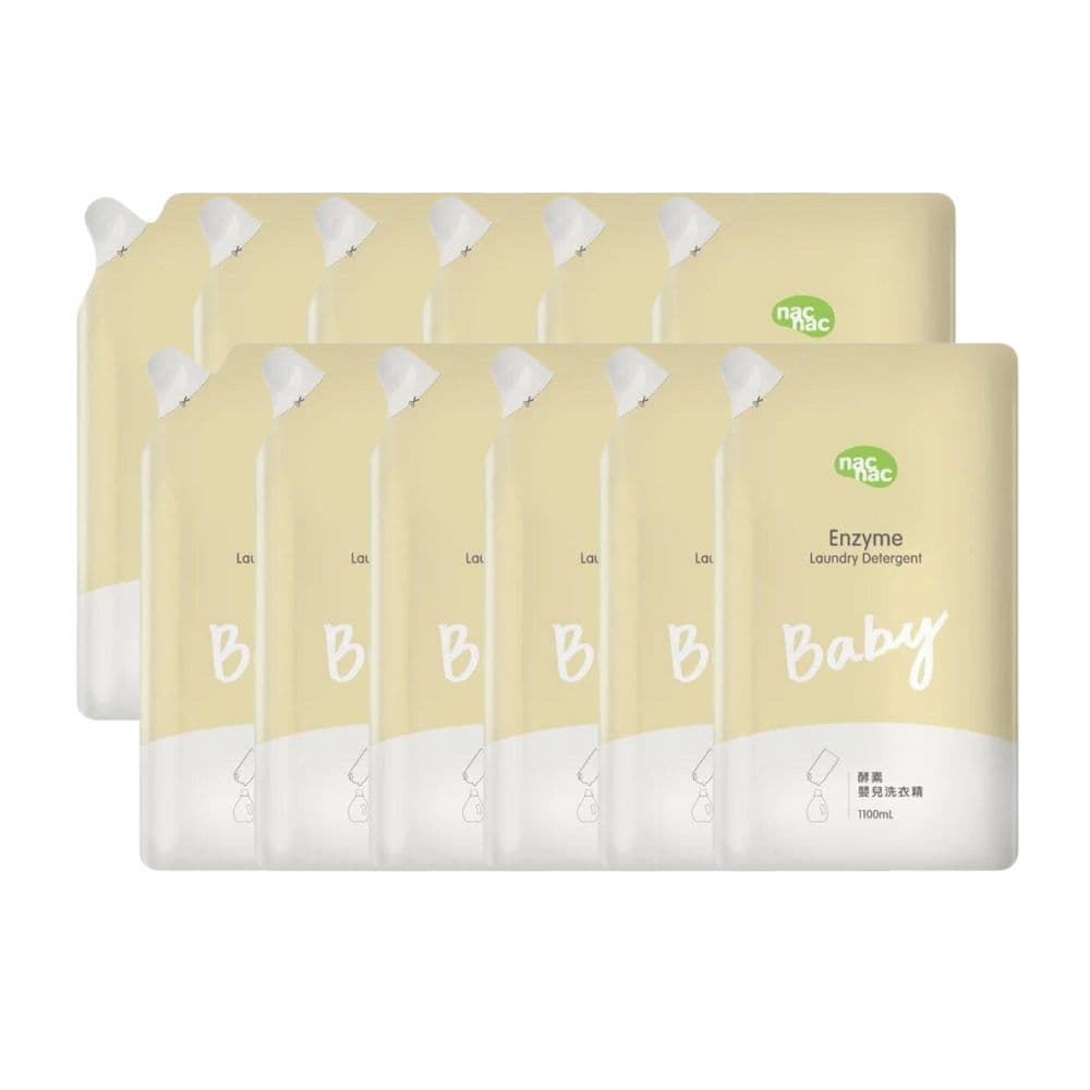 【nac nac】酵素洗衣精箱購1100ml/12包