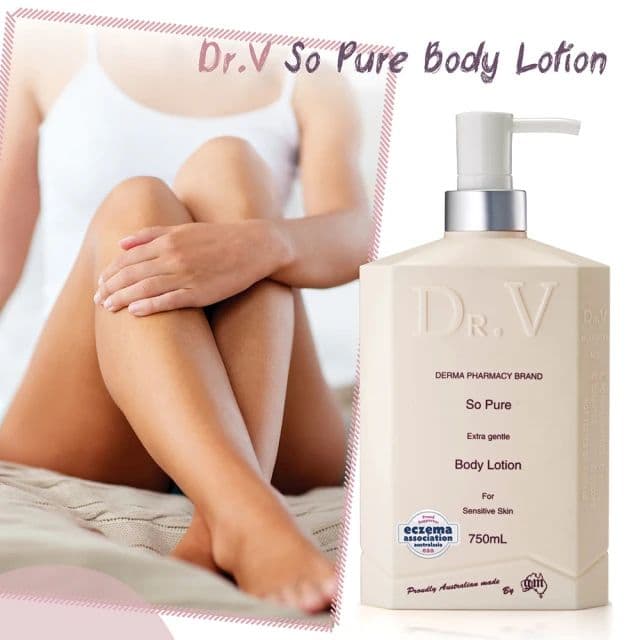 【澳洲 Dr. V】專業級配方-純淨溫和身體乳液(6入組 750ml/瓶)