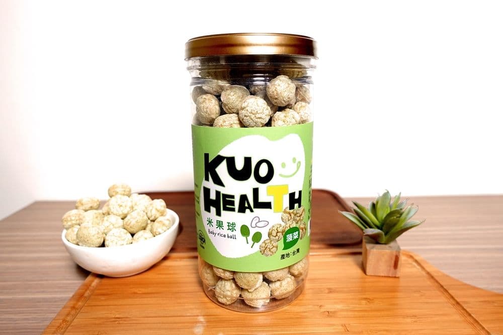 【郭老師】寶寶米果球-菠菜球8M+ 1入