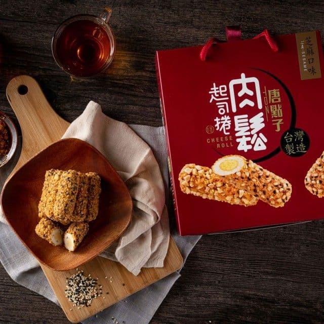 【新東陽】肉鬆起司捲禮盒300g*5盒(口味任選)(芝麻/杏仁)