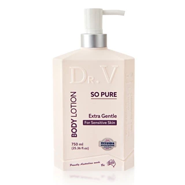 【澳洲 Dr. V】專業級配方-純淨溫和身體乳液(6入組 750ml/瓶)