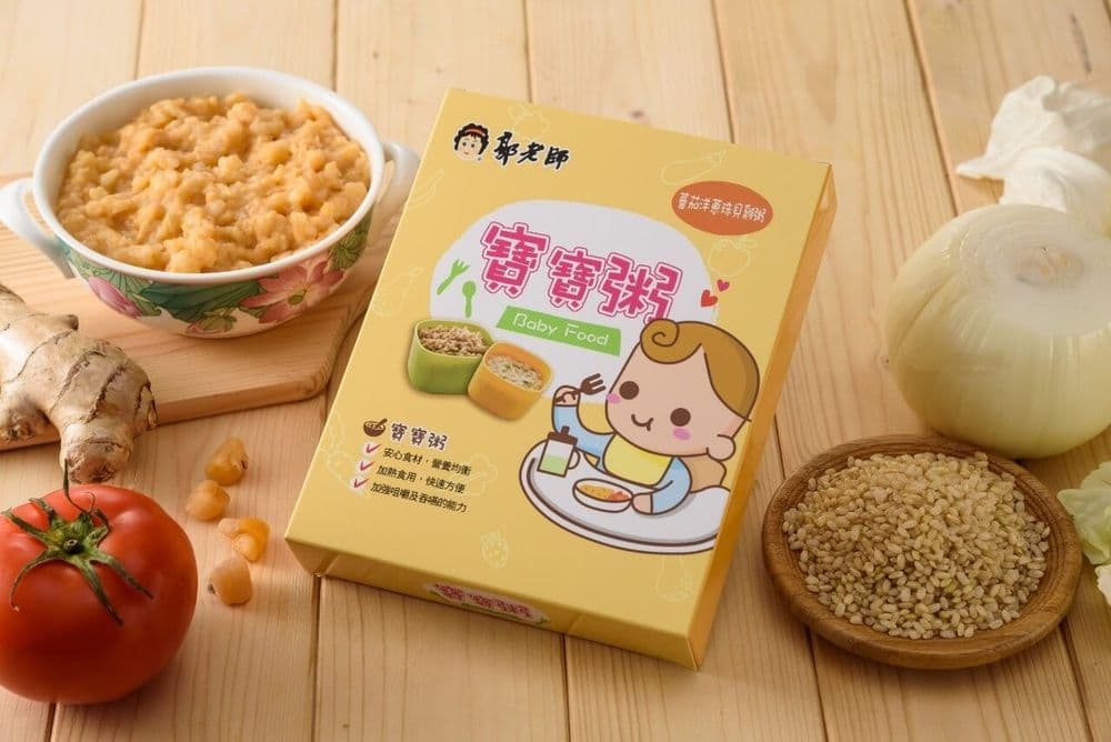 【郭老師】常溫寶寶粥-蕃茄洋蔥珠貝雞粥1入