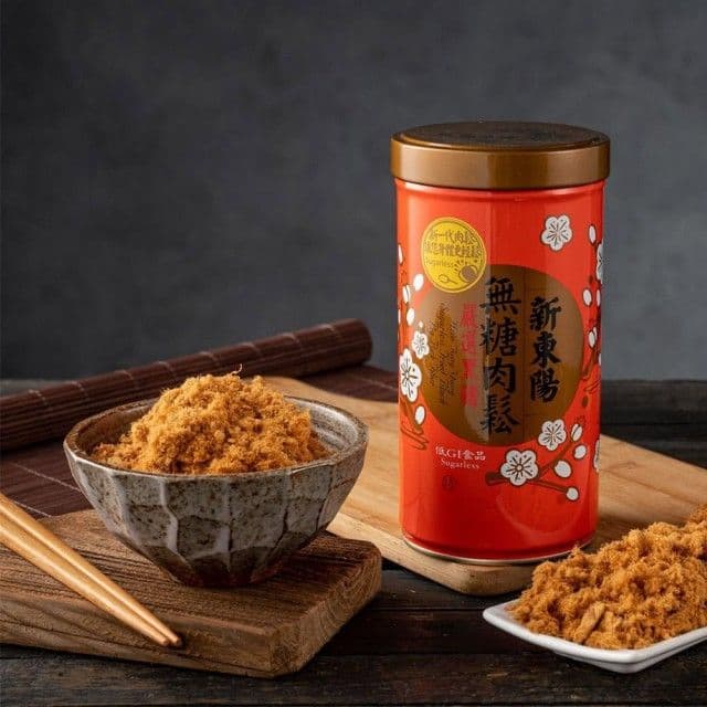 【新東陽】老饕最愛黑豬無糖肉鬆255g*4罐+鮭魚鬆180g*4罐