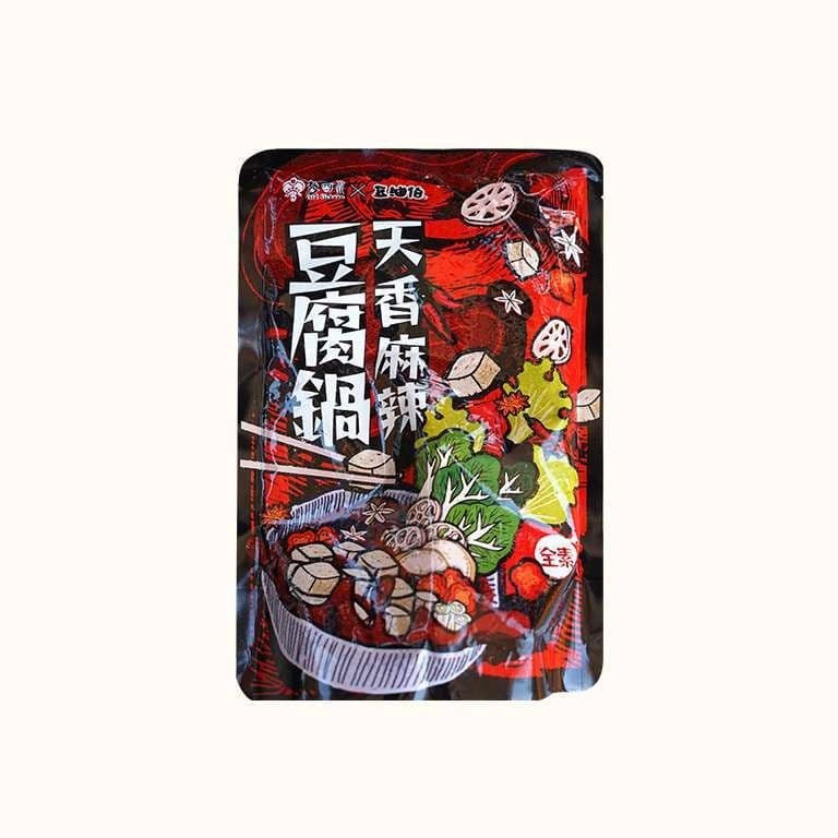 【豆油伯】【豆油伯X老四川】 天香麻辣豆腐鍋800g(全素) *4包