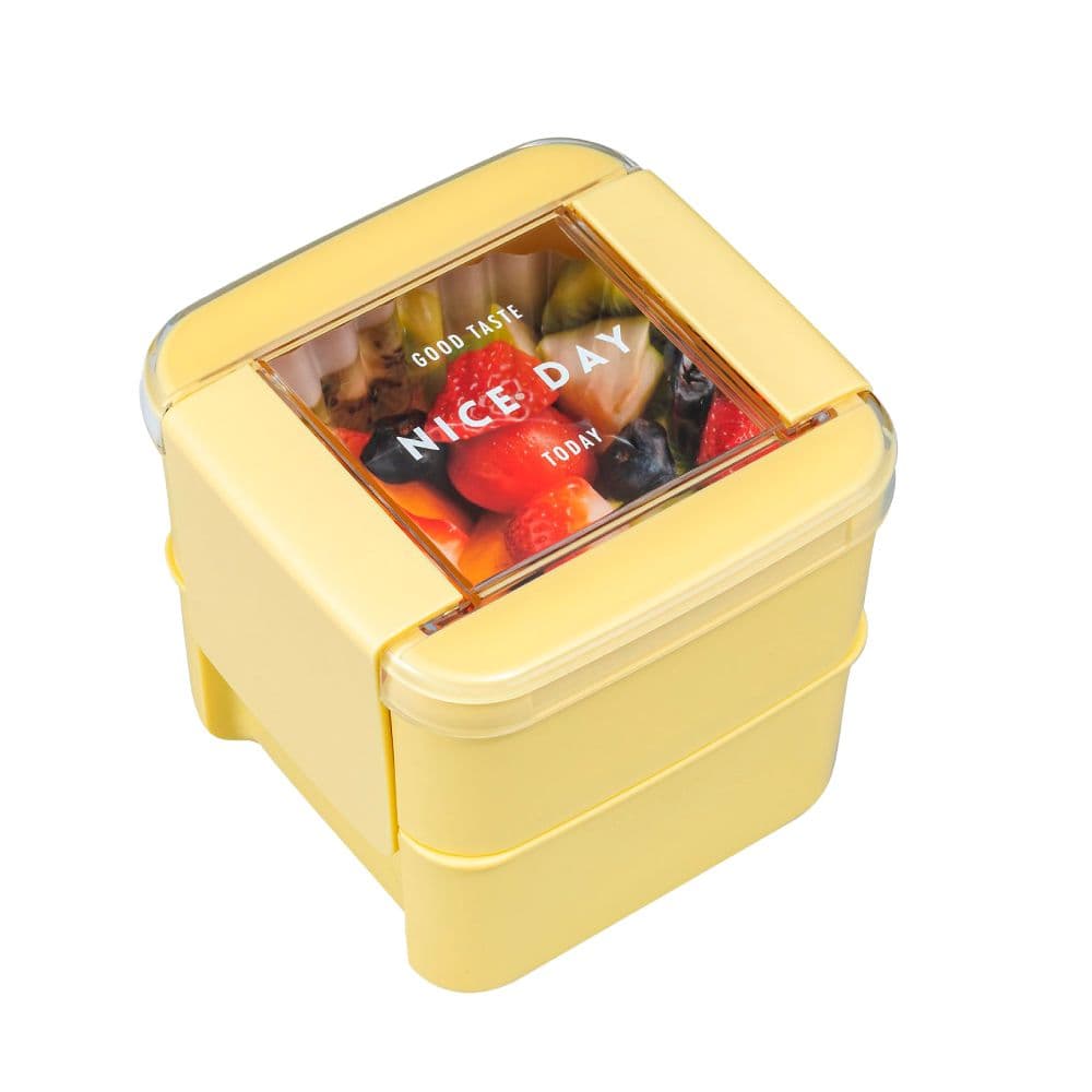 【Lustroware】日本岩崎小清新風保鮮便當餐盒-方型680ml深型雙層(原廠總代理)