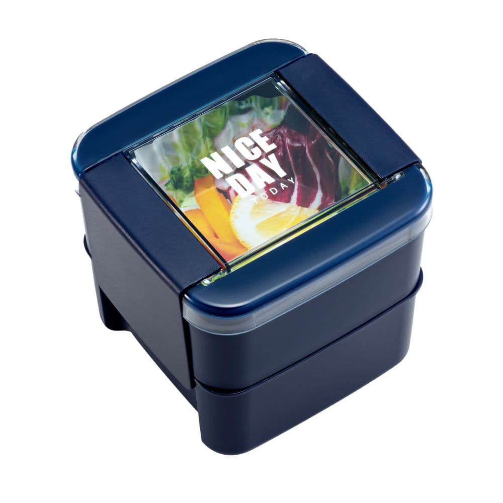 【Lustroware】日本岩崎小清新風保鮮便當餐盒-方型680ml深型雙層(原廠總代理)