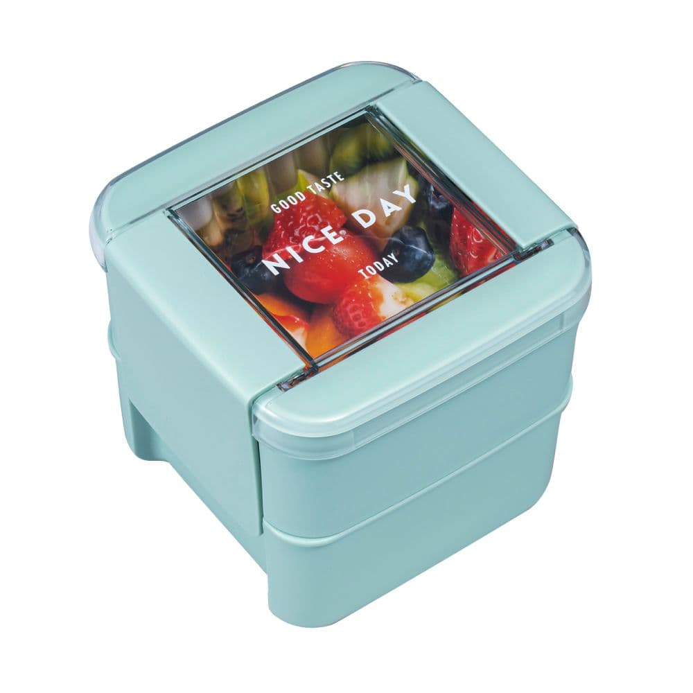 【Lustroware】日本岩崎小清新風保鮮便當餐盒-方型680ml深型雙層(原廠總代理)