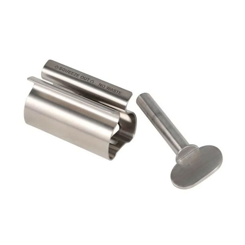 【DULTON】日本 不鏽鋼 極簡工業風 絞轉擠牙膏器 護手霜擠壓器 洗面乳擠壓器