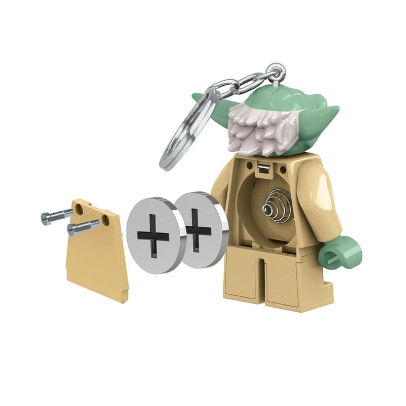 【LEGO 樂高】磚星球〡 星際大戰 尤達 LED 鑰匙圈