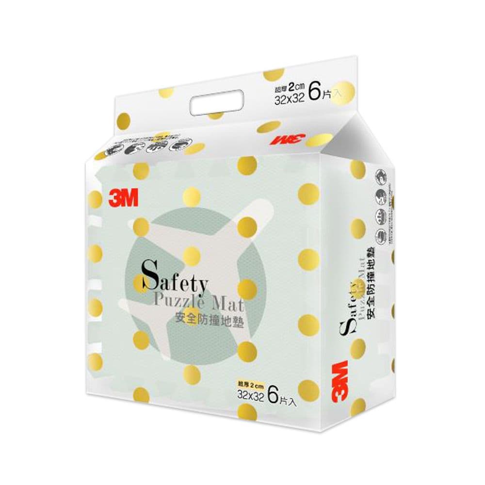 【3M】安全防撞地墊動物 (綠底灰(32CM))