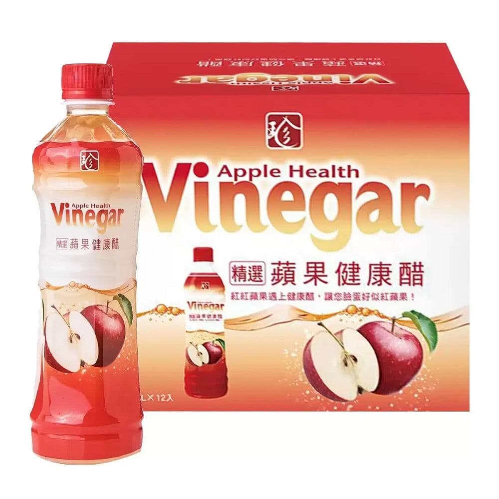 【百家珍】蘋果醋含運組(520ml X 12入/箱)(美式賣場)