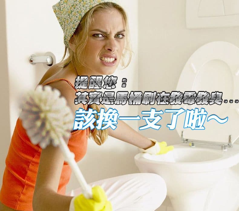 【奇麗屋】雙頭加高型馬桶刷
