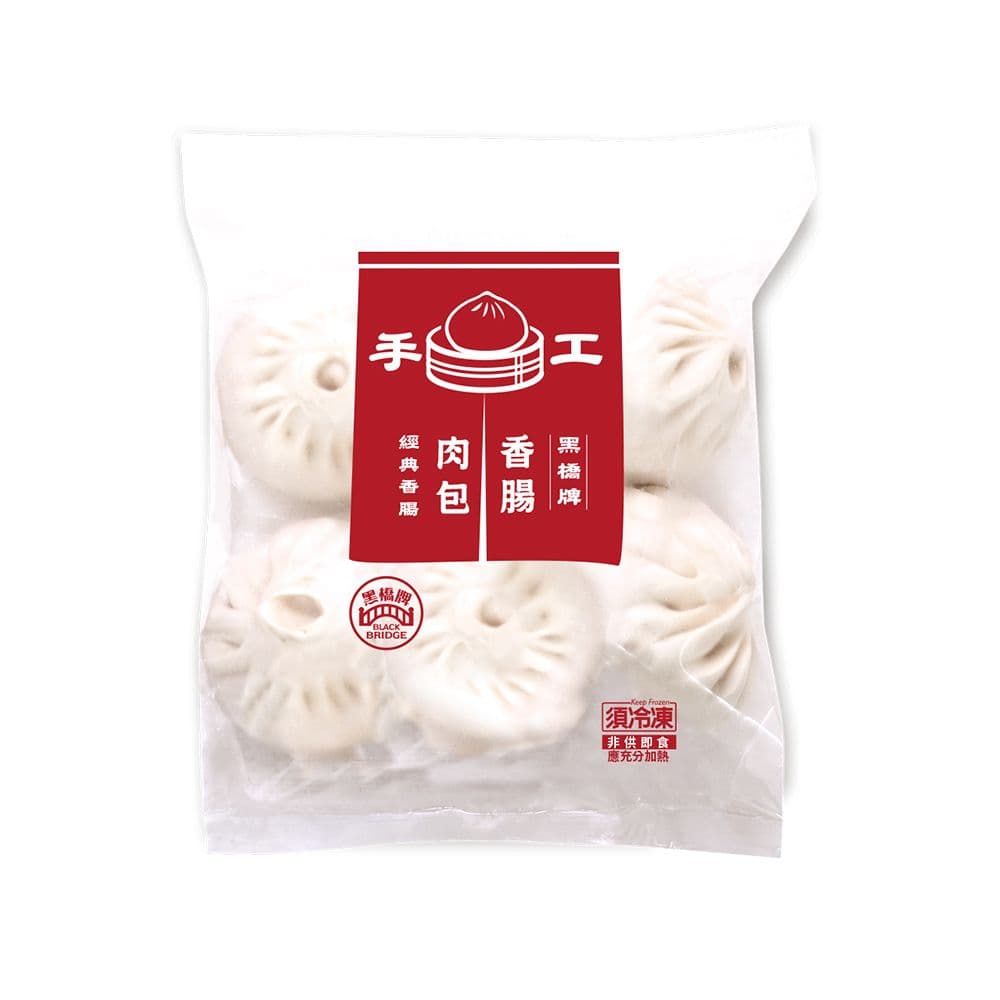 【黑橋牌】香腸肉包5件組(6粒/件)