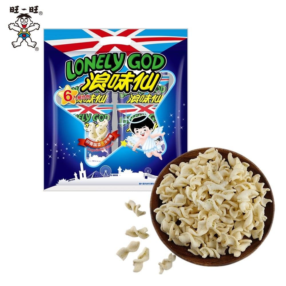 【旺旺】浪味仙田園蔬菜x10袋(16gx6包/袋)