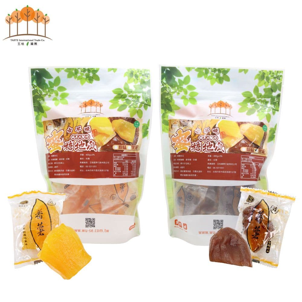 【五桔國際】古早味蜜糖地瓜400g/包 (原味/黑糖)