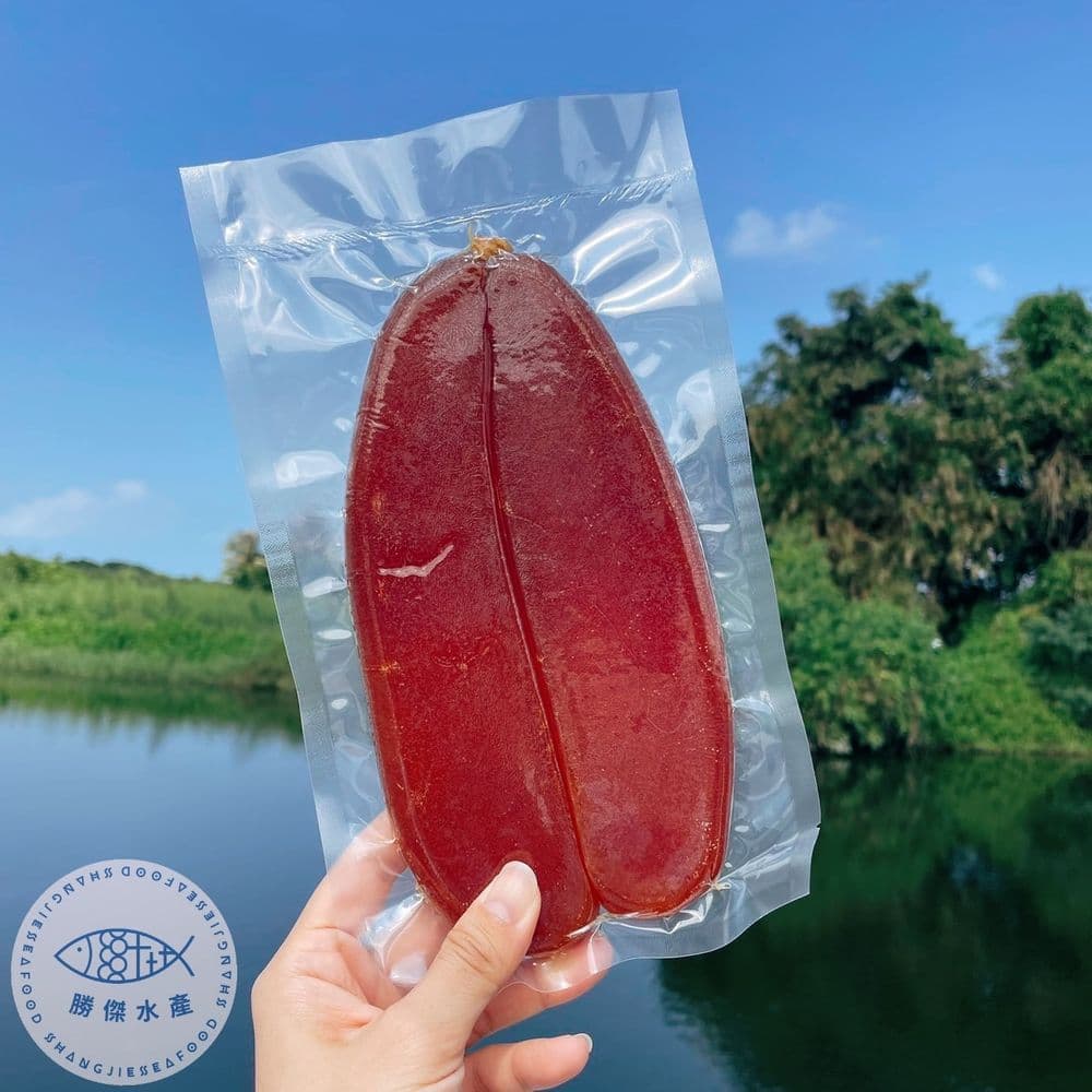 【勝傑水產】嚴選4兩烏魚子禮盒(共1片，附禮盒&提袋)(150g±10%/片)