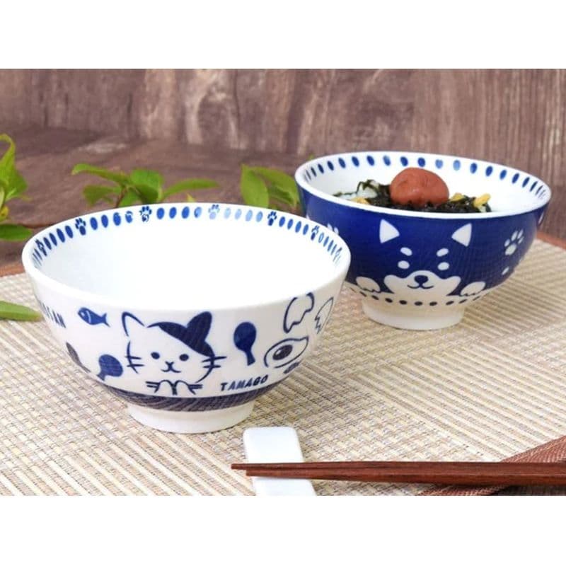 【SHINA CASA】日本製 柴犬/貓咪茶碗 飯碗 湯碗 餐具 餐碗