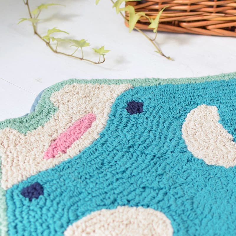 【Tomo Corporation】日本 海底動物 海天使/鯨鯊/翻車魚/鬼蝠魟/鯨魚 地墊 腳踏墊