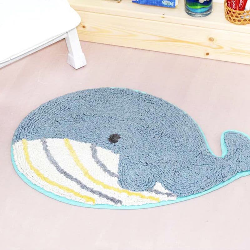 【Tomo Corporation】日本 海底動物 海天使/鯨鯊/翻車魚/鬼蝠魟/鯨魚 地墊 腳踏墊