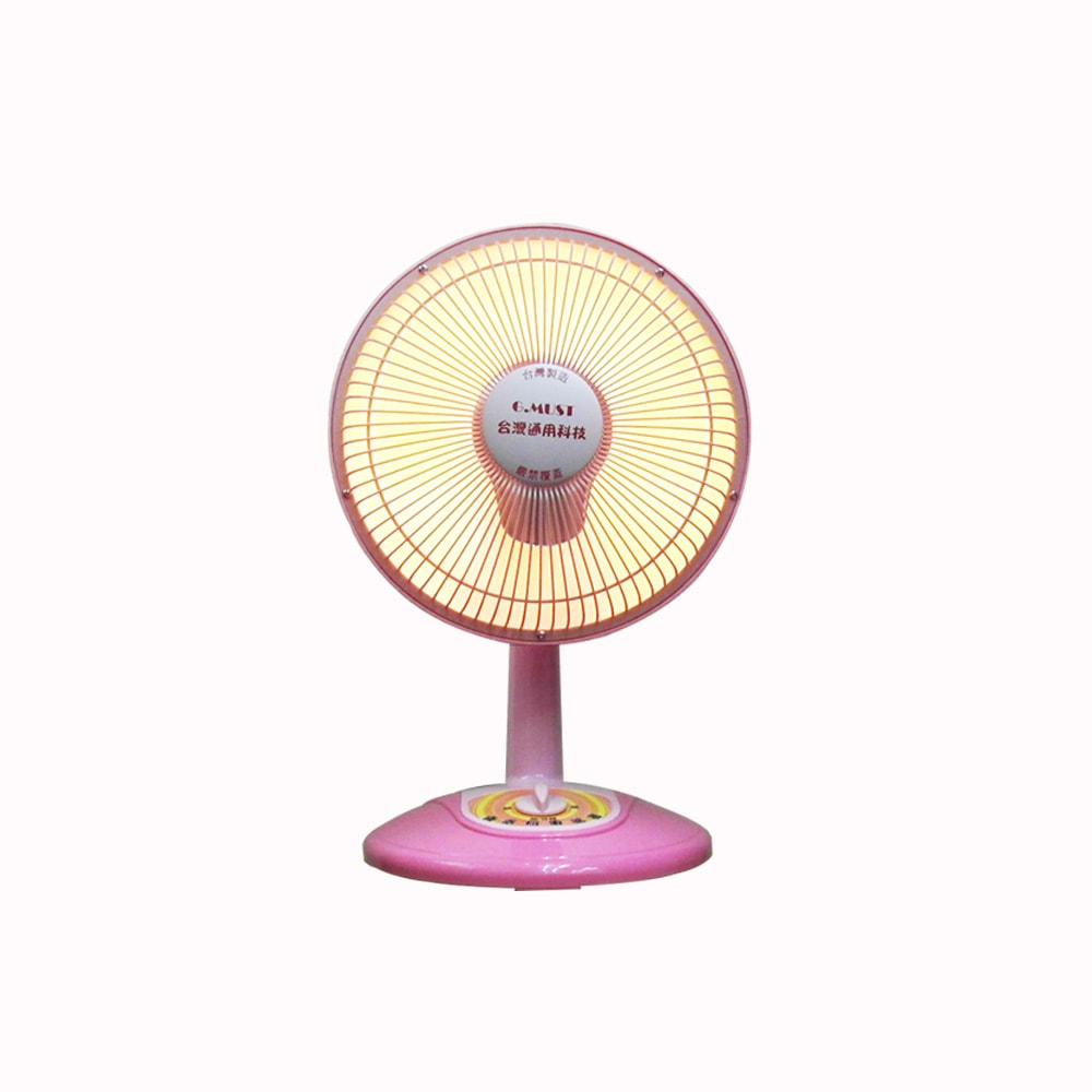 【G.MUST 臺灣通用】10吋碳素燈電暖器(GM-3510A)