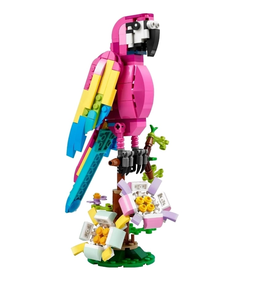 【LEGO 樂高】磚星球〡 31144 創意三合一系列 異國粉紅鸚鵡 Exotic Pink Parrot