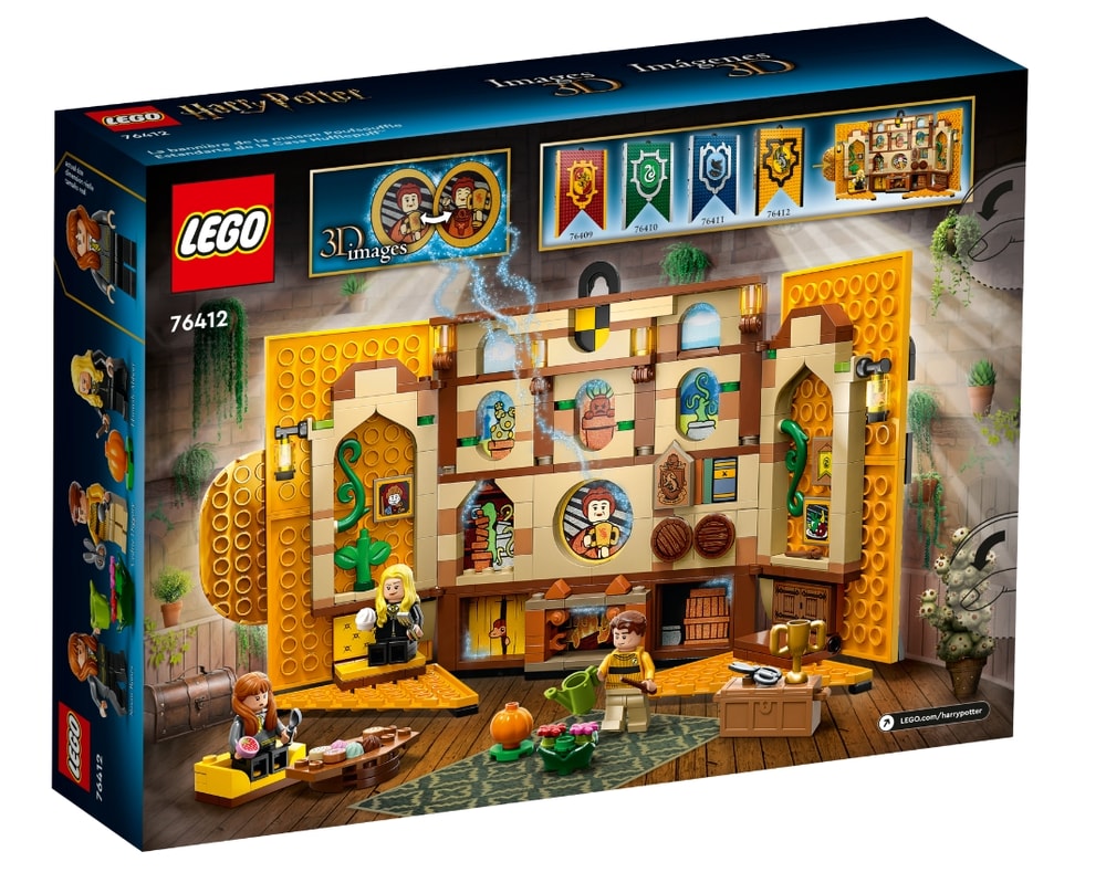 【LEGO 樂高】磚星球〡 76412 哈利波特 赫夫帕夫 學院院旗 Hufflepuff™ House Banner