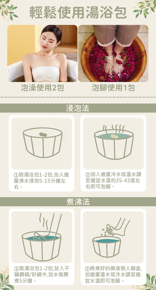 【Shabby Boy】十八味湯浴包 30g,20包入