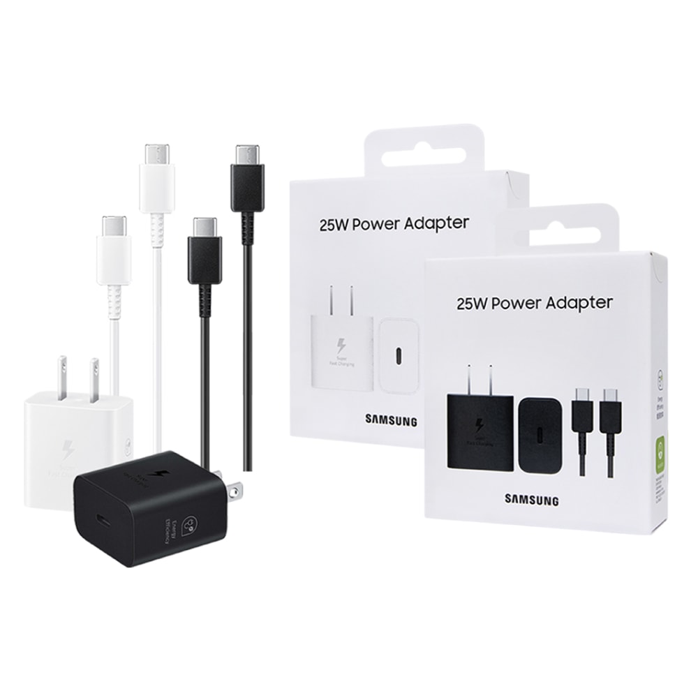 【Samsung 三星】原廠新款 25W 超級快充+雙Type C線組 - 支援S25 S24系列【T2510 / 盒裝】