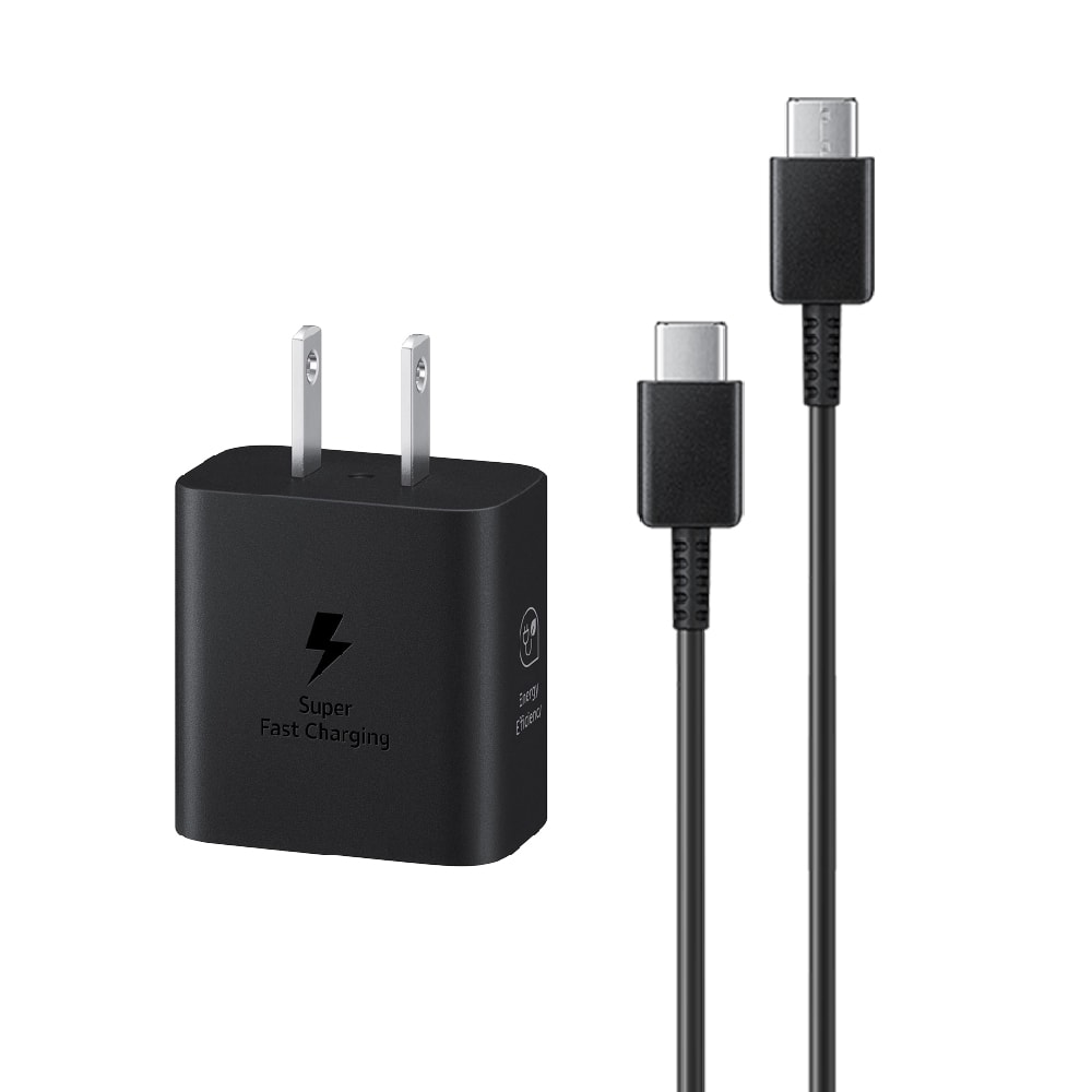 【Samsung 三星】原廠新款 25W 超級快充+雙Type C線組 - 支援S25 S24系列【T2510 / 盒裝】