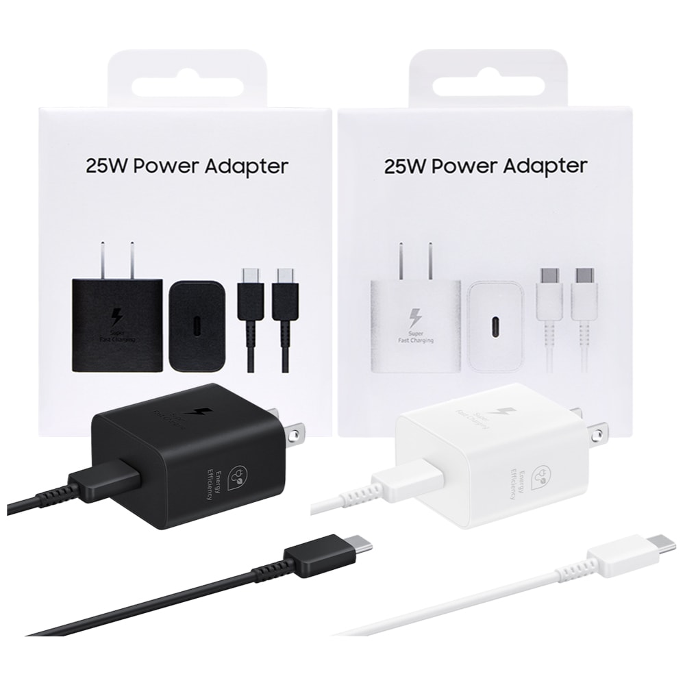 【Samsung 三星】原廠 25W新款 超快充旅充組EP-T2510/ 含充電器+雙Type C線 (公司貨)