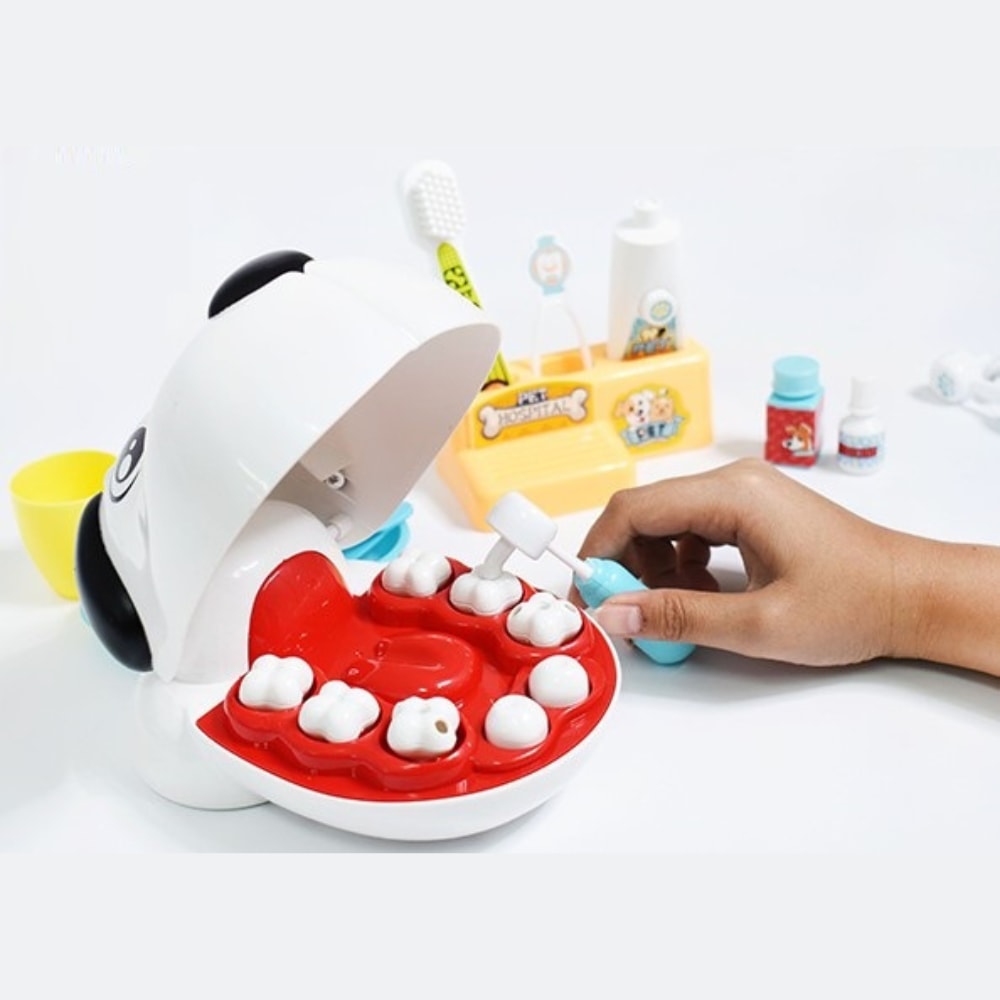 【Playful Toys 頑玩具】寵物牙醫家家酒17PCS GU-8392
