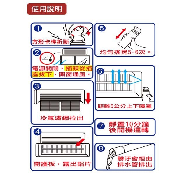 【興家安速】免水洗冷氣清潔劑 420ml/瓶x2組