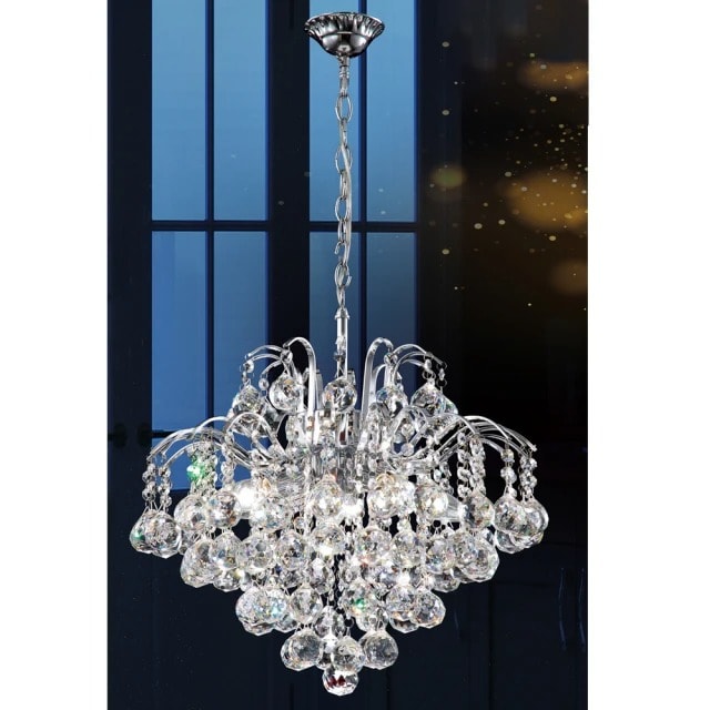 【大巨光】現代風 E14x6 水晶燈_吊燈-中(MF-1024)