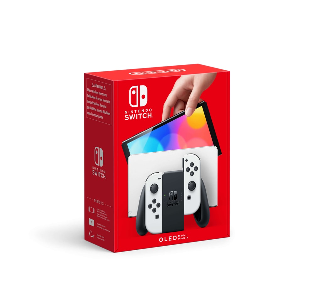 【Nintendo 任天堂】Switch NS 主機 OLED (公司貨) +手把充電座+收納硬殼包+12入卡帶盒《贈3好禮》