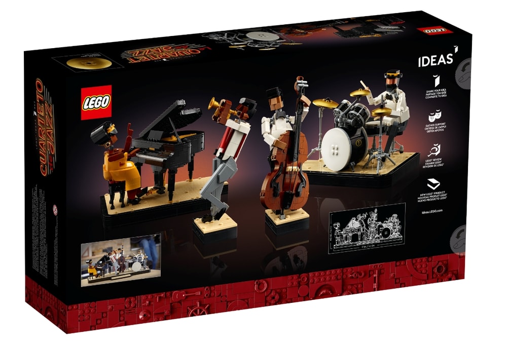 【LEGO 樂高】磚星球〡21334 IDEAS 爵士四重奏 Jazz Quartet