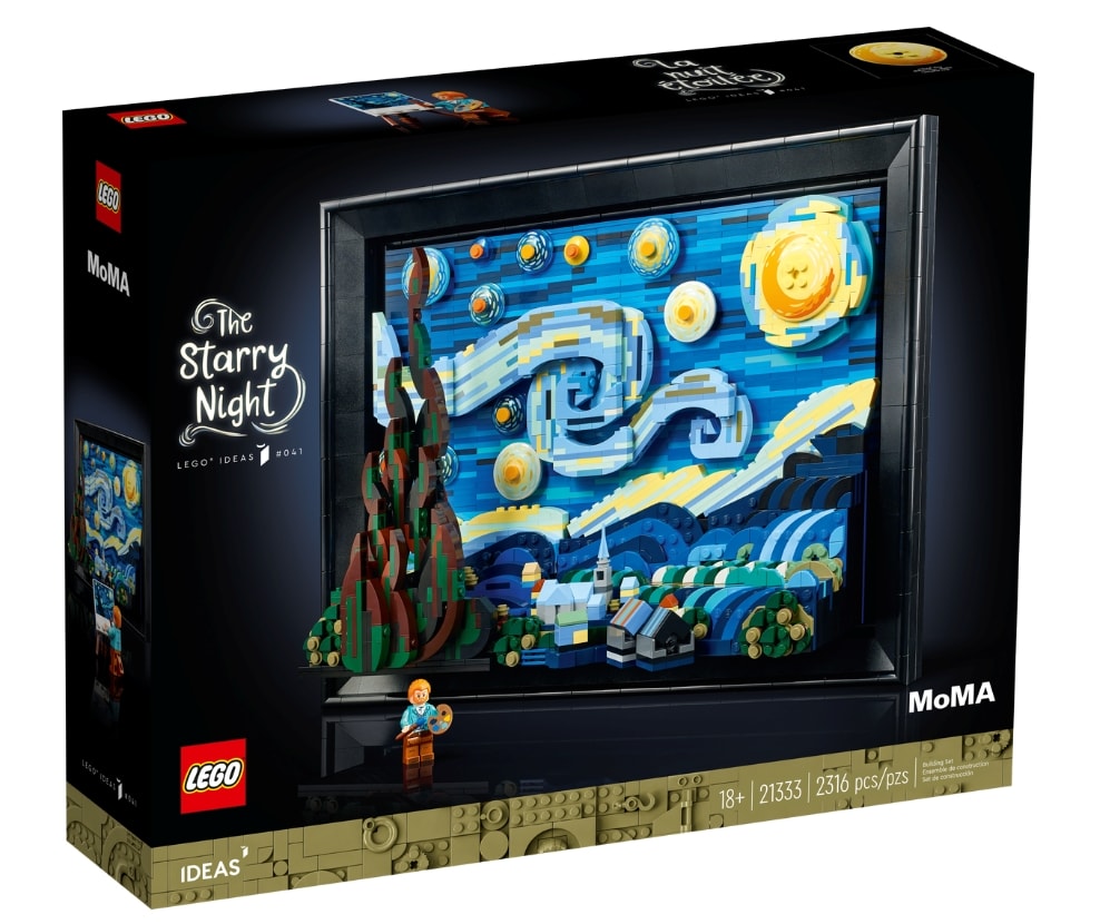 【LEGO 樂高】磚星球〡 21333 IDEAS 梵谷星空 Vincent van Gogh - The Starry Night
