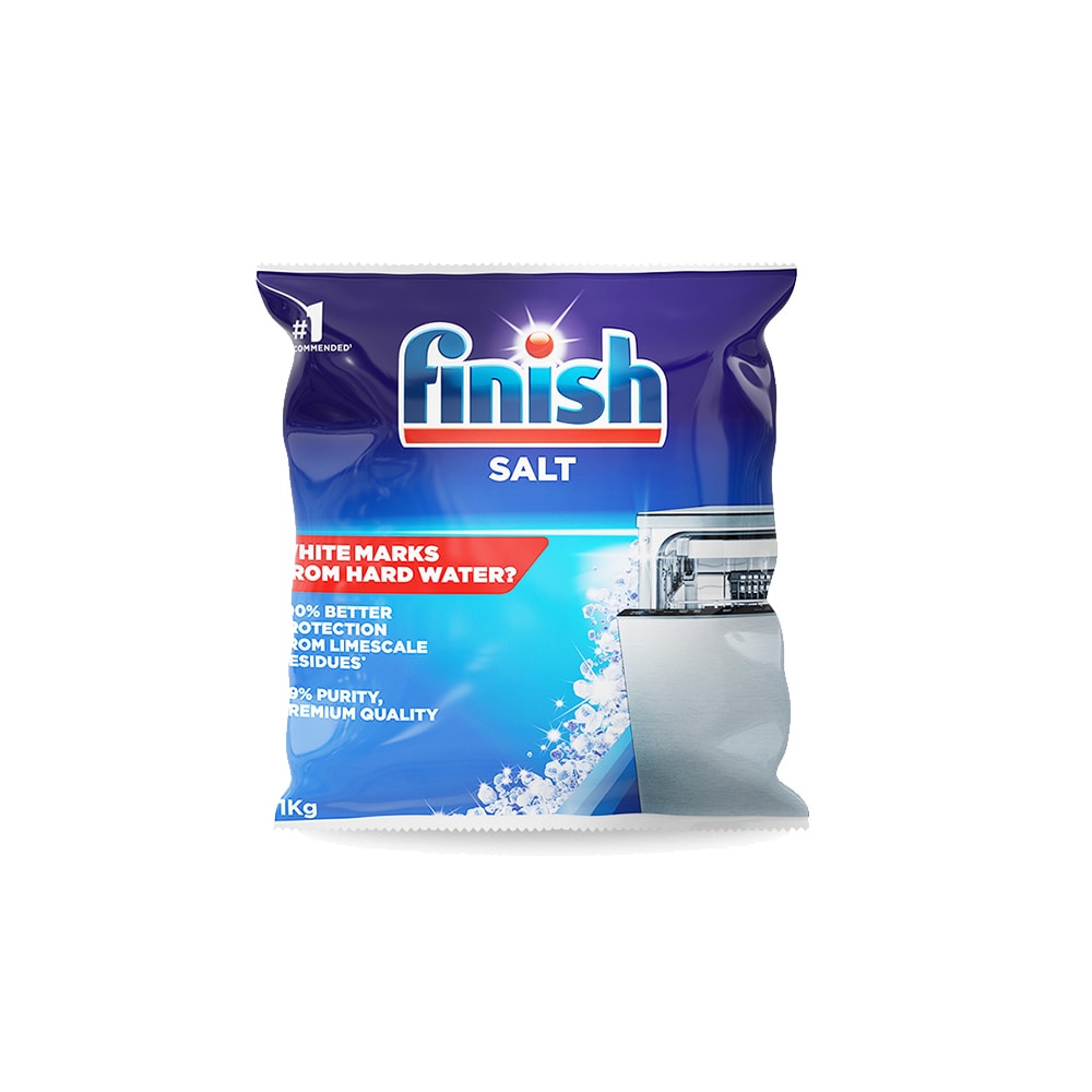 【BOSCH 博世】FINISH品牌 洗碗機專用軟化鹽(1kg袋裝)四入組