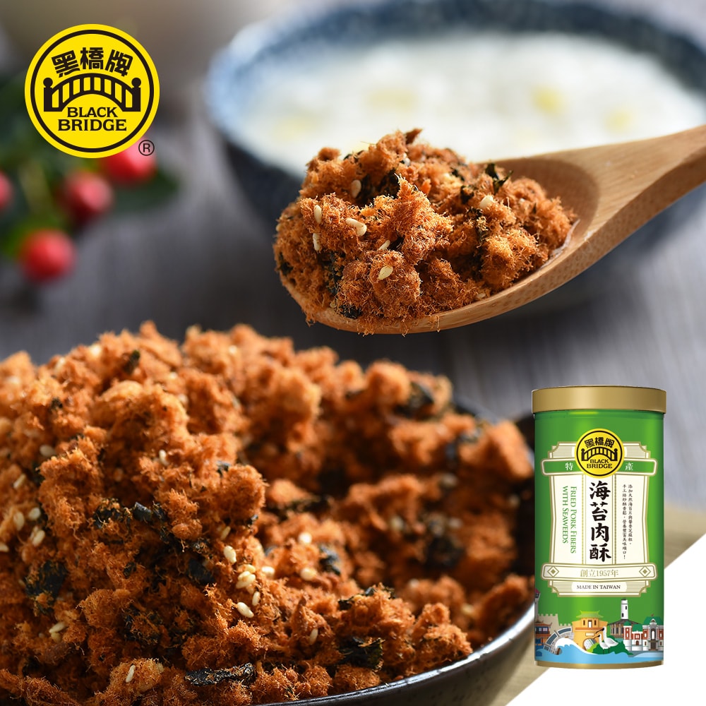 【黑橋牌】大肉酥罐系列三件組(特製肉酥270gX1+大海苔肉酥240gX1+大肉絨270gX1)