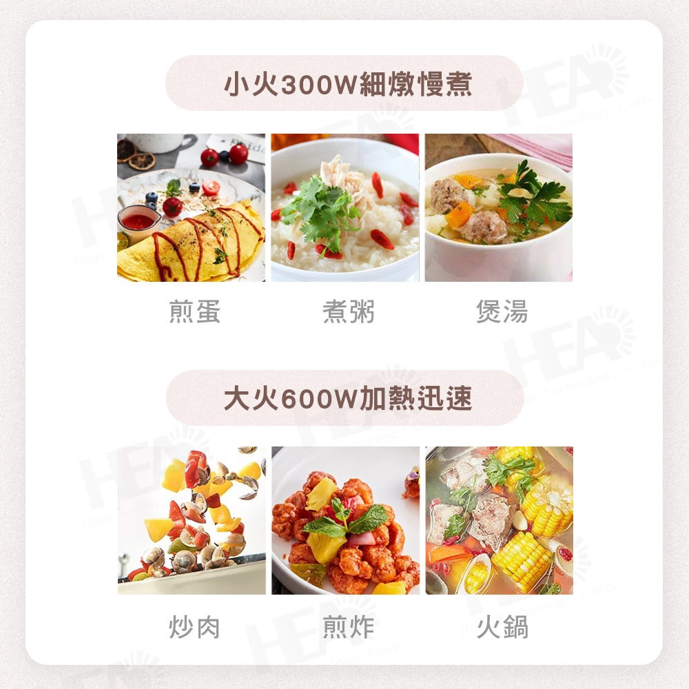 【FURIMORI 富力森】1.2L隔熱蒸煮美食鍋FU-EH126