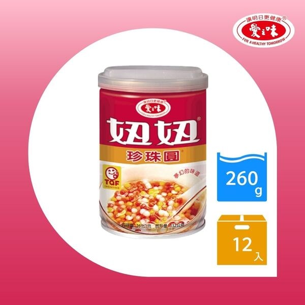 【愛之味】妞妞珍珠圓260g(12入/打)