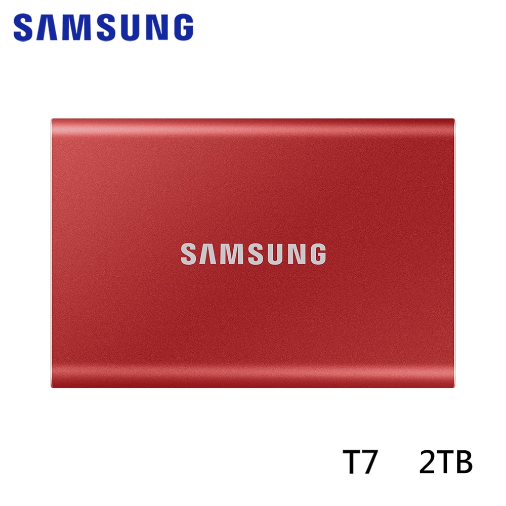 【Samsung 三星】T7 2TB USB3.2移動固態硬碟