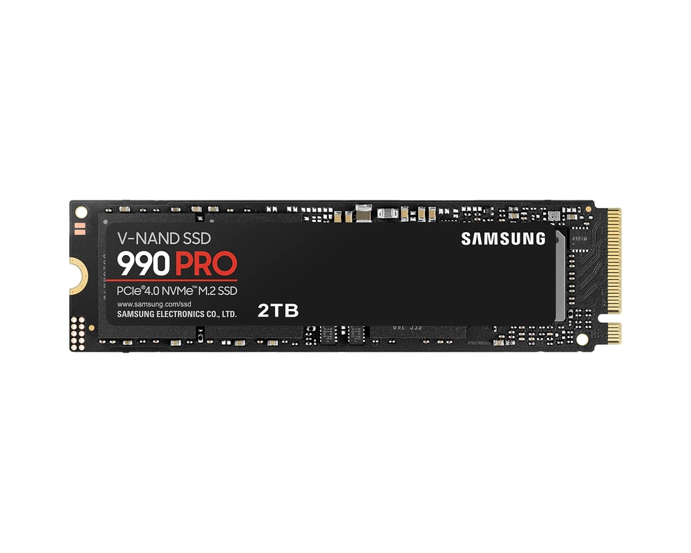 【Samsung 三星】SSD 990 PRO PCIe 4.0 NVMe M.2 2TB固態硬碟(MZ-V9P2T0BW)公司貨