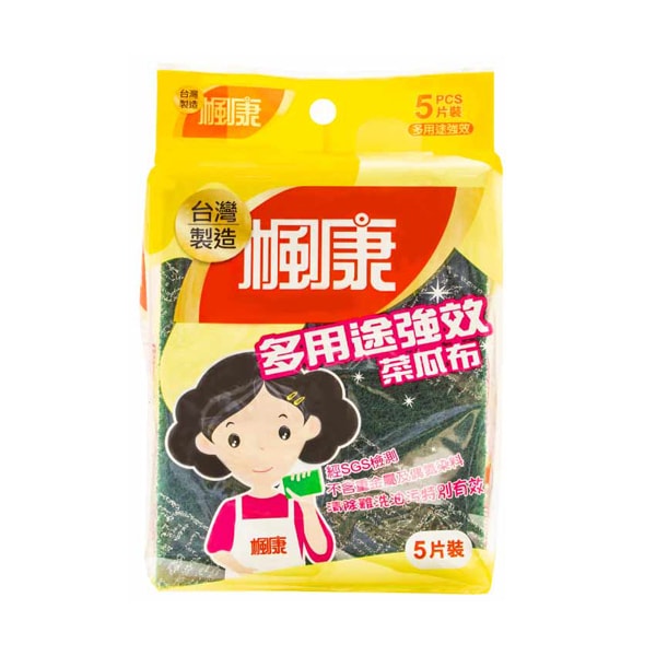 【楓康】多用途強效菜瓜布五片裝*24組