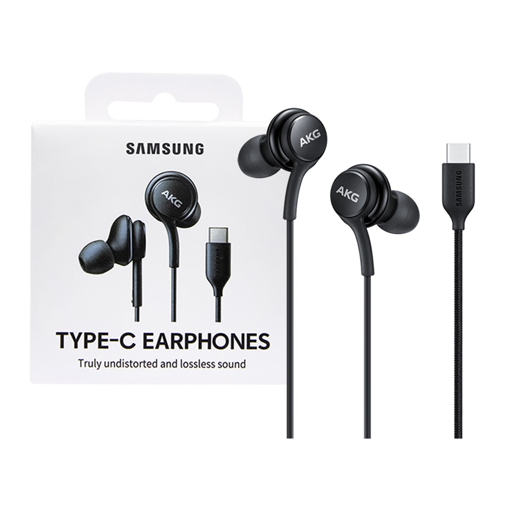 【Samsung 三星】原廠 Type C 耳機 AKG 調校-黑 / EO-IC100 (台灣公司貨)